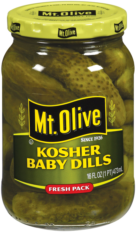 MT Olive Kosher Baby Dill Pickles 16 oz. | Starfish Market