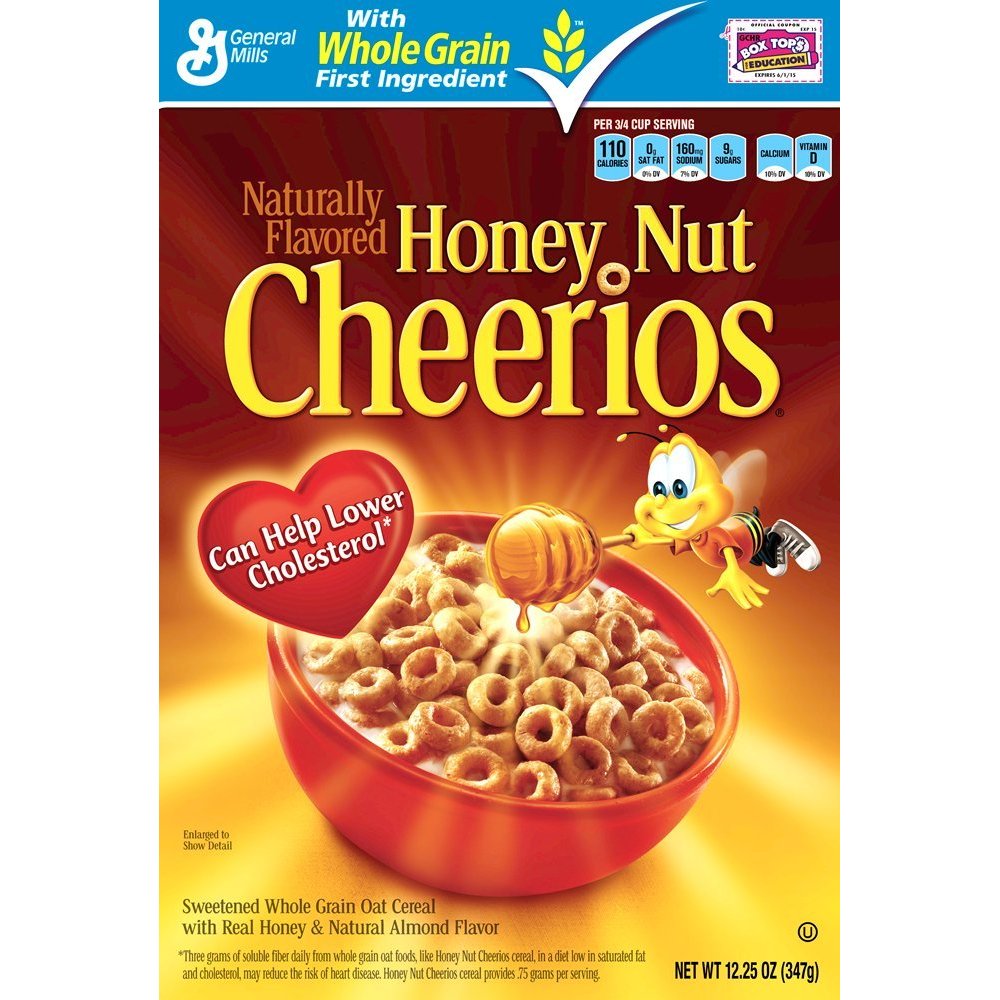 General Mills Honey Nut Cheerios Cereal 10.8 oz.