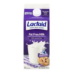 Lactaid Fat Free Milk 1/2 Gallon
