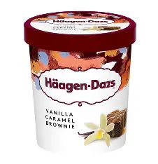 Haagen-Dazs Vanilla Caramel Brownie Ice Cream Pint