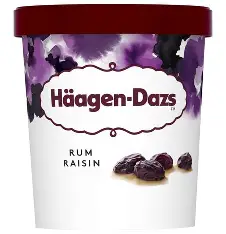Haagen-Dazs Rum Raisin Ice Cream Pint